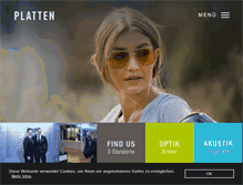 Tablet Screenshot of hp-platten.de
